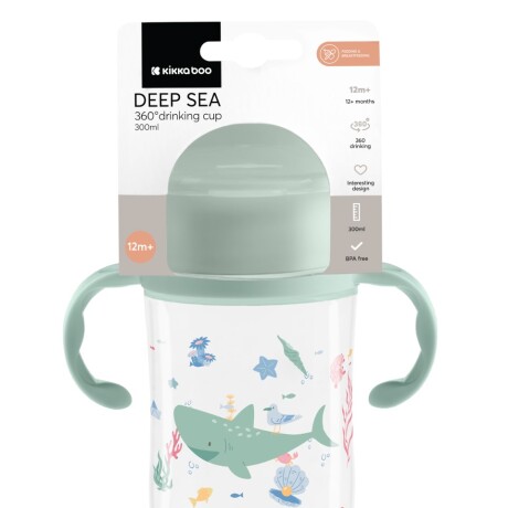 Vaso 360 con asas Deep Sea Verde