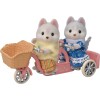 Hermanos Husky en Bici Tandem Sylvanian Families Hermanos Husky en Bici Tandem Sylvanian Families