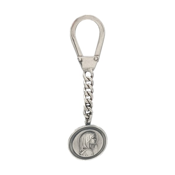 LLAVERO ALPACA 19 plateadouniforme