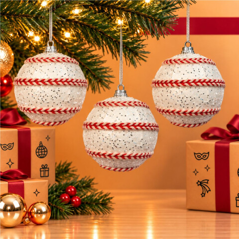 Esfera de Navidad Brillosa Esfera de Navidad Brillosa