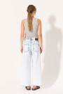 JEANS WIDE X OFFWHITE Blanco