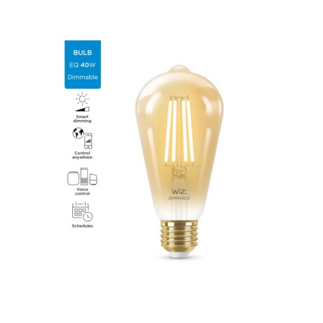 Lámpara Led Inteligente Philips Wiz 7W E27 Ámbar 001
