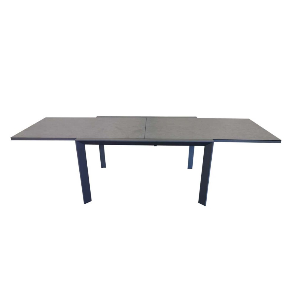 MESA EXTEN. 135/270 ALUMINIO GRIS MENORCA