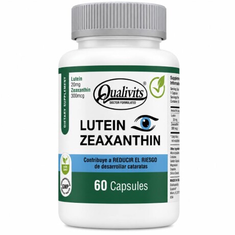 Lutein Zeaxanthin 60 Cápsulas Lutein Zeaxanthin 60 Cápsulas