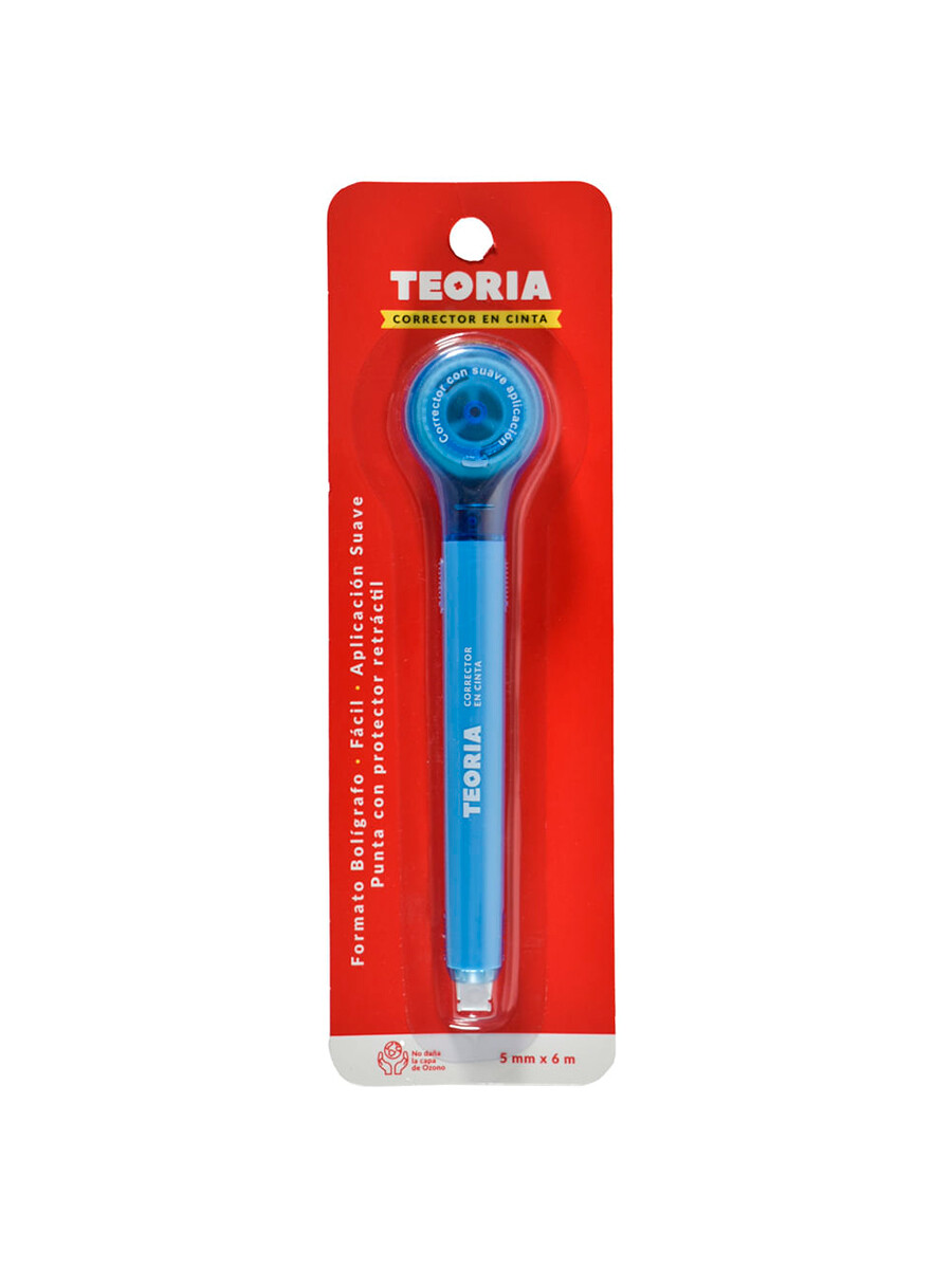 CORRECTOR CINTA BOLIGRAFO TEORIA - BLANCO 