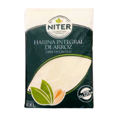 Harina Integral de Arroz Niter 800gr Harina Int Arroz Niter 800grs