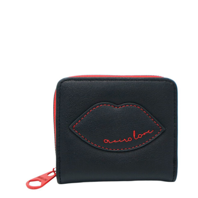 Billetera Las Oreiro Love Negro