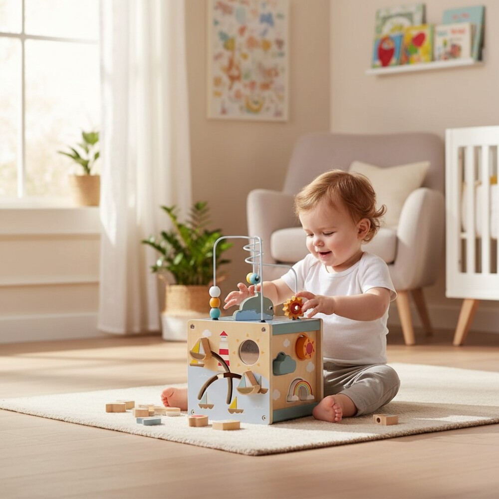 Cubo 5 en 1 fondo mar Cubo 5 en 1 fondo mar