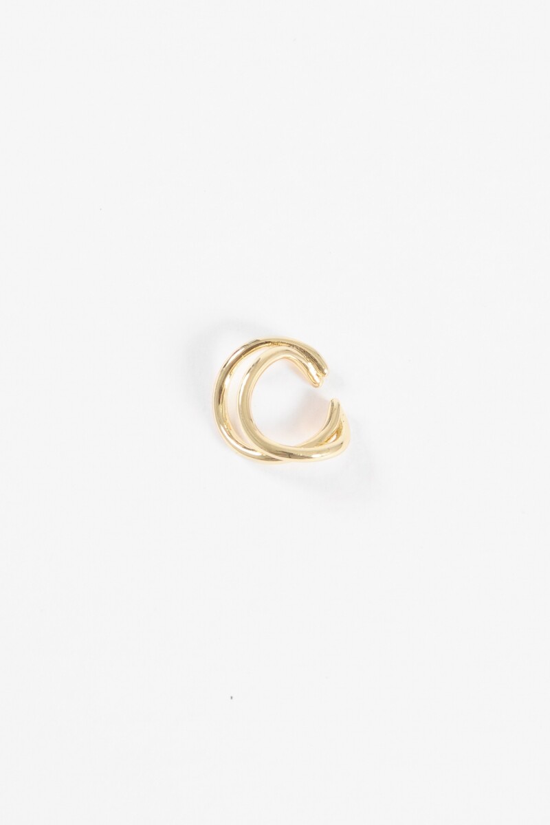 Earcuff wavy dorado