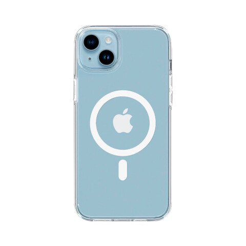 Spigen Funda Ultra Hybrid (MagFit) para iPhone 14 - Clear/White Spigen Funda Ultra Hybrid (MagFit) para iPhone 14 - Clear/White