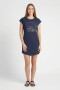 Vestido remeron estampado AZUL MARINO