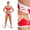 Malla De Entrenamiento Para Mujer Arena Women's Icons Bikini Cross Back Solid Rojo