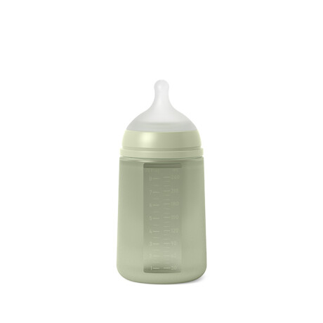 Biberón Fisiológico Suavinex 3-6M Flujo M 240 ml Verde