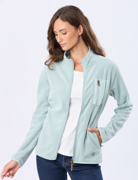 CAMPERA DE MICROPOLAR Verde