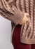 Sweater Edith Long Marrón