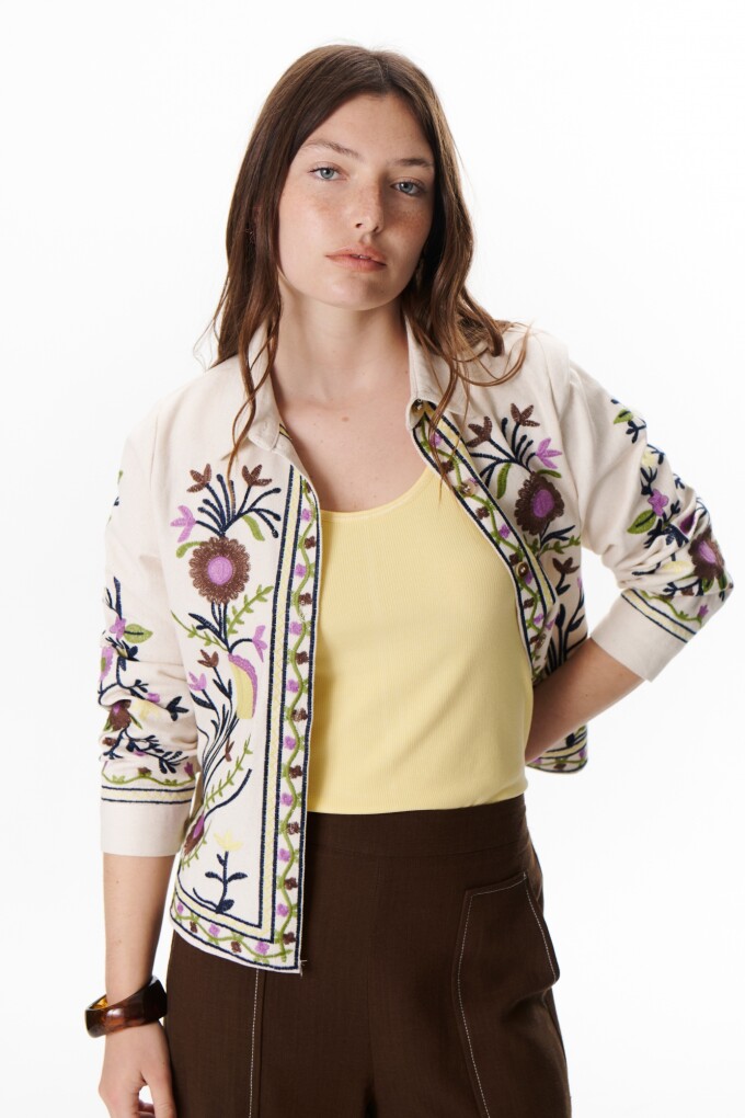 CHAQUETA MARGA VERDE