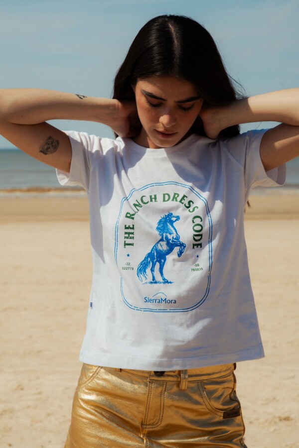 Ranch T shirt Blanco