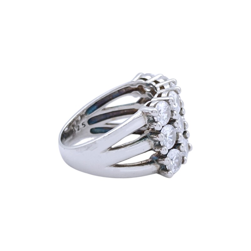 Anillo Triple-Plata 925-Piedra Zirconia-AN3481 conpiedra