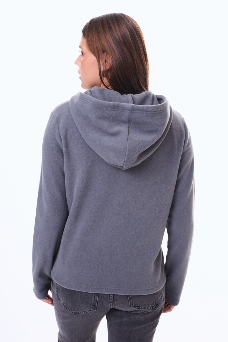Campera de micropolar Tarifa Gris