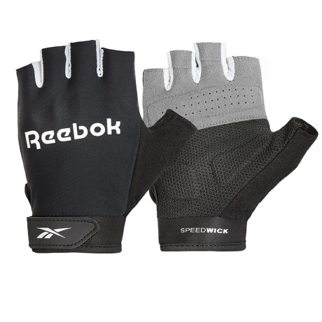 Guante de entrenamiento negro Reebok GRIS-NEGRO