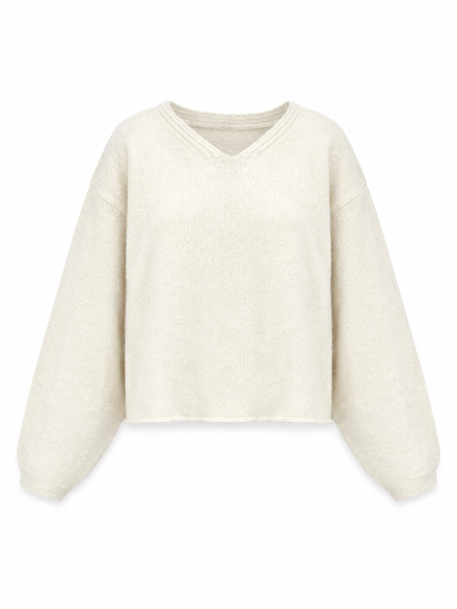 BUZO LINARA - OFF WHITE 