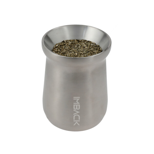 Mate De Acero Inoxidable Termico Doble Capa 240 Ml Vaso Termo Imback Color Plateado Mate De Acero Inoxidable Termico Doble Capa 240 Ml Vaso Termo Imback Color Plateado