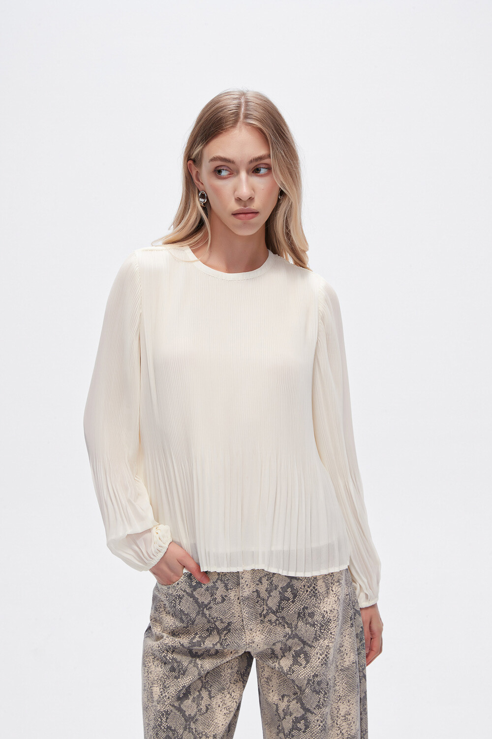 Blusa Glame Crudo / Natural