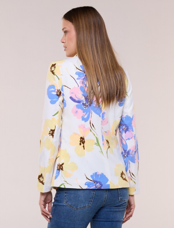 Blazer Flores BLANCO/MULTI