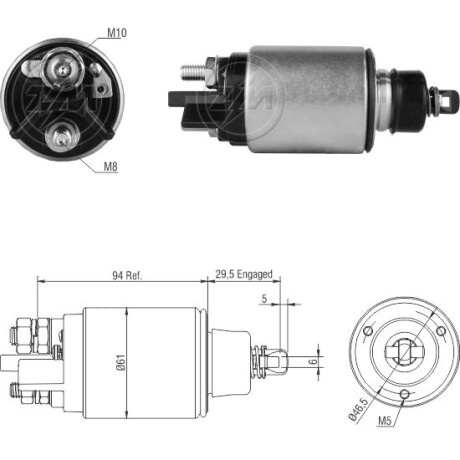 AUTOMATICO DE ARRANQUE - CASE FORD N.HOLLAND JCB ISKRA 12V ZM AUTOMATICO DE ARRANQUE - CASE FORD N.HOLLAND JCB ISKRA 12V ZM