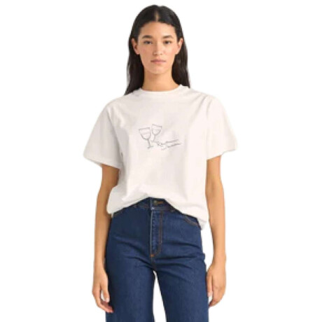 Remera Rhythm Vino Boyfriend Blanco