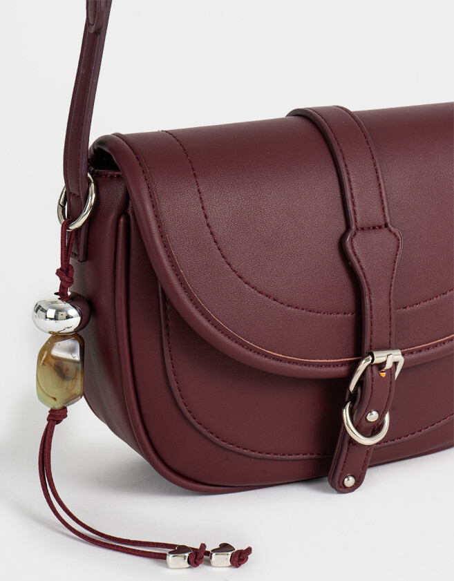Bandoleras Bandolera Suede Uva - Violeta Uva