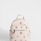 Mochilas Urbanas Mochila De Cuerina Estampada - Estampado Flores