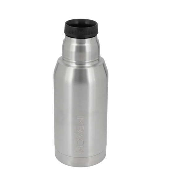 Set Termo de Acero Inoxidable Doble Capa y Doble Pico de 0,75 litros Color Plata + Mate con Tapa + Bombilla Set Termo de Acero Inoxidable Doble Capa y Doble Pico de 0,75 litros Color Plata + Mate con Tapa + Bombilla