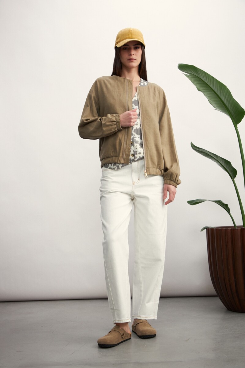 Chaqueta Bomber - Tostado 