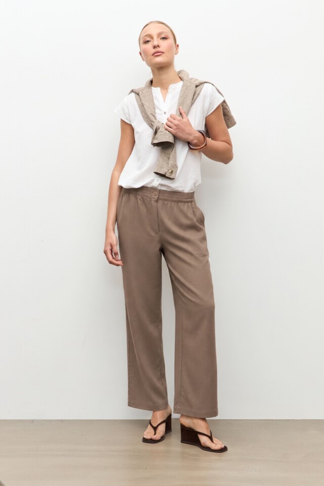 Pantalon pijama lino topo