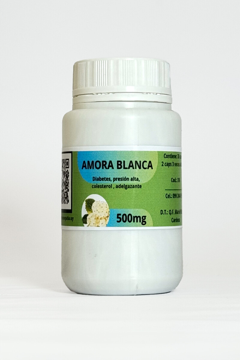 Amora Blanca 500mg · 30 caps Amora Blanca 500mg · 30 caps