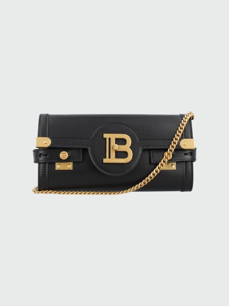 BALMAIN - Clutch B-Buzz Negro