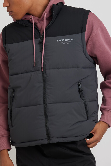 CHALECO NAOYA DIXIE Gris Oscuro