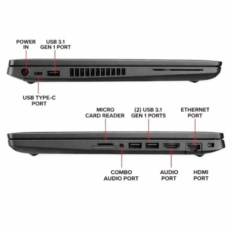 Notebook Dell 5400 Intel I5-8365U 256GB 8GB RAM reacondicionada V01