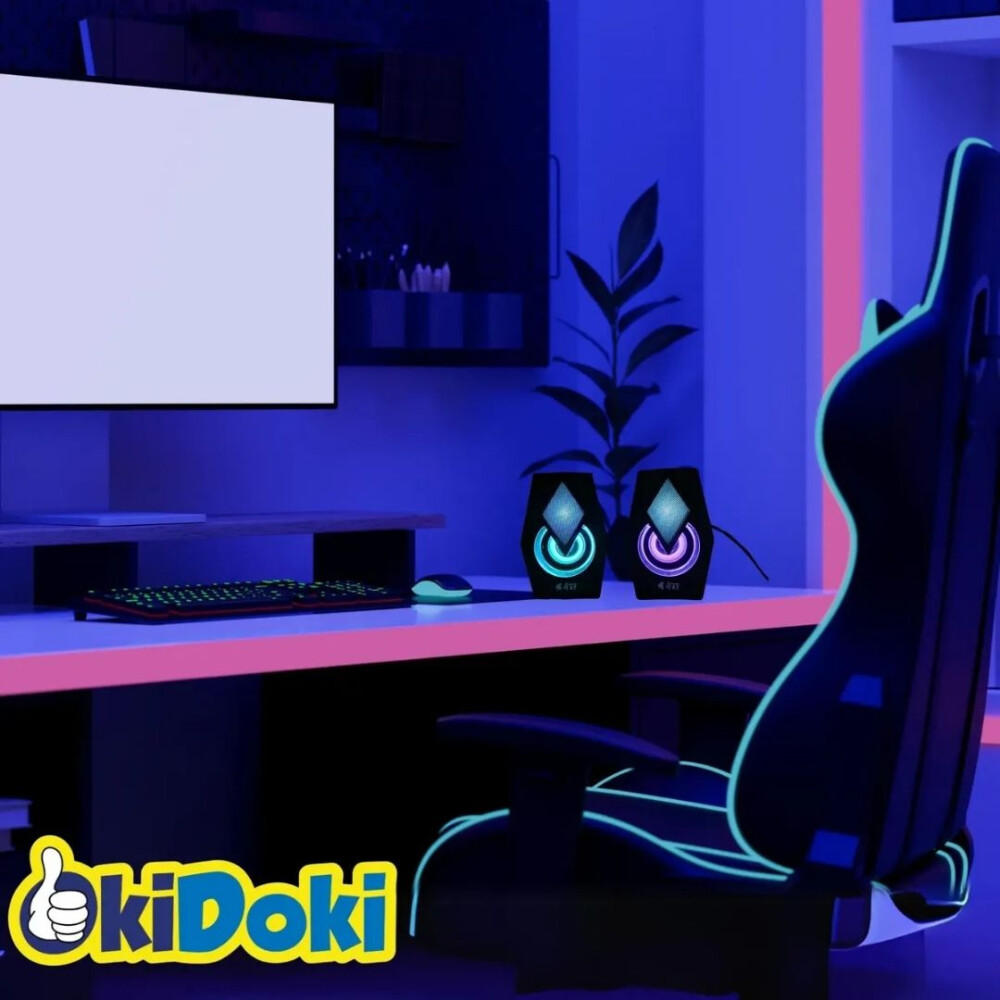 Parlantes Gamer Rgb Para Pc Parlantes Gamer Rgb Para Pc