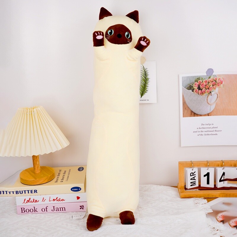 Peluche Alargado - Gato Siamés - 70cm Peluche Alargado - Gato Siamés - 70cm