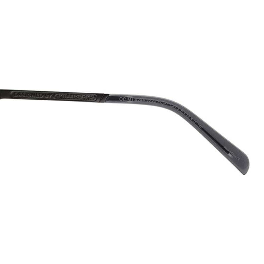 Lentes De Sol De Acero Inoxidable Cuadrado Reebok Ónix/Ónix