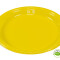 Plato Biodegradable 23cm x10Un Amarillo