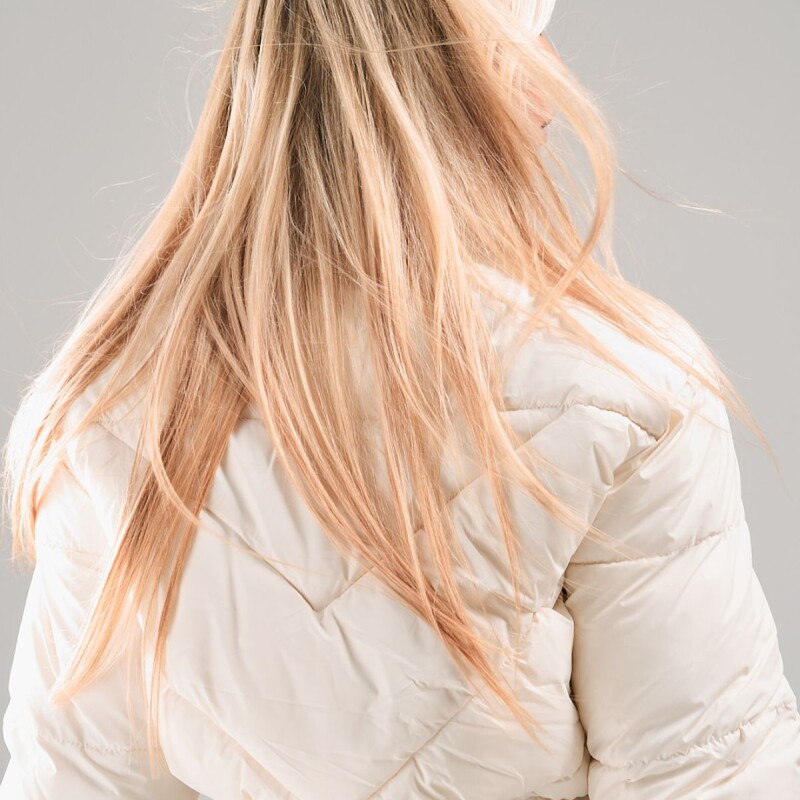 Campera Puffer Slowly Off White