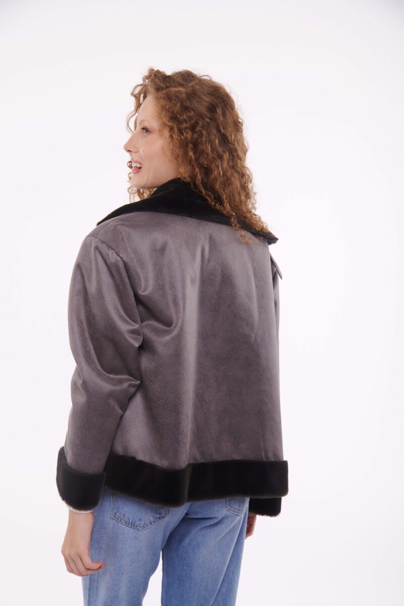 CAMPERA ELADIA GRIS OSCURO CAMPERA ELADIA GRIS OSCURO