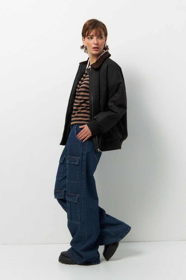 PANTALÓN POKETSA Azul Oscuro
