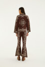 PANTALON OXFORD TEJIDO Marron