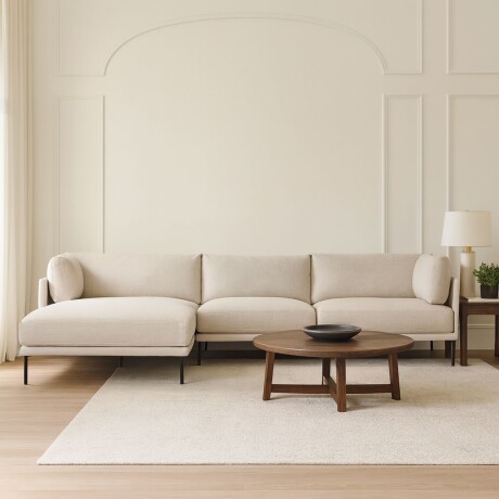 Sofá con chaise COSTA Gris - IZQUIERDO