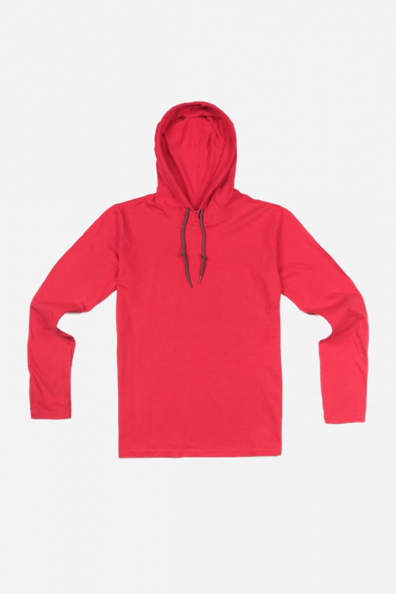 T-Shirt manga larga ROJO