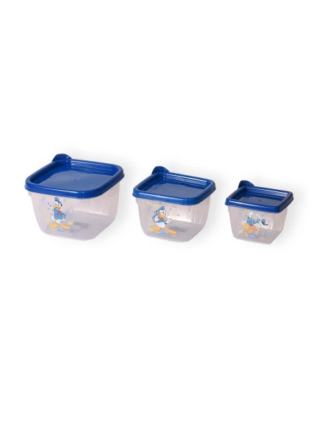 CONTENEDORES DONALD PACK X3 AZUL
